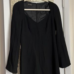 vintage Black Escada longsleeve dress
